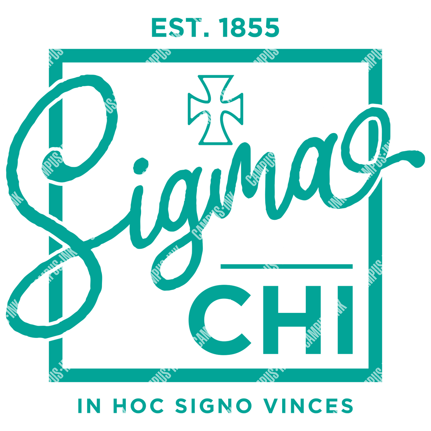 Sigma Chi Script Box Design - Sigma Chi Fraternity