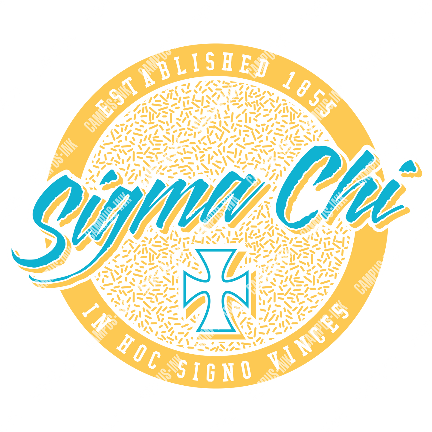 Sigma Chi Retro 80's Design - Sigma Chi Fraternity
