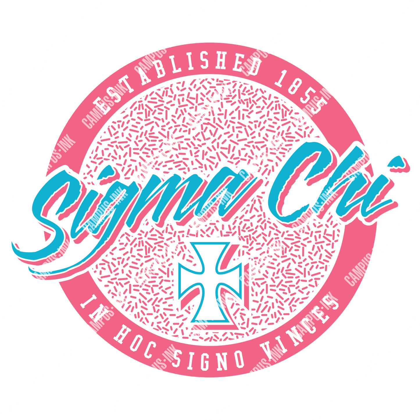 Sigma Chi Retro 80's Design - Sigma Chi Fraternity