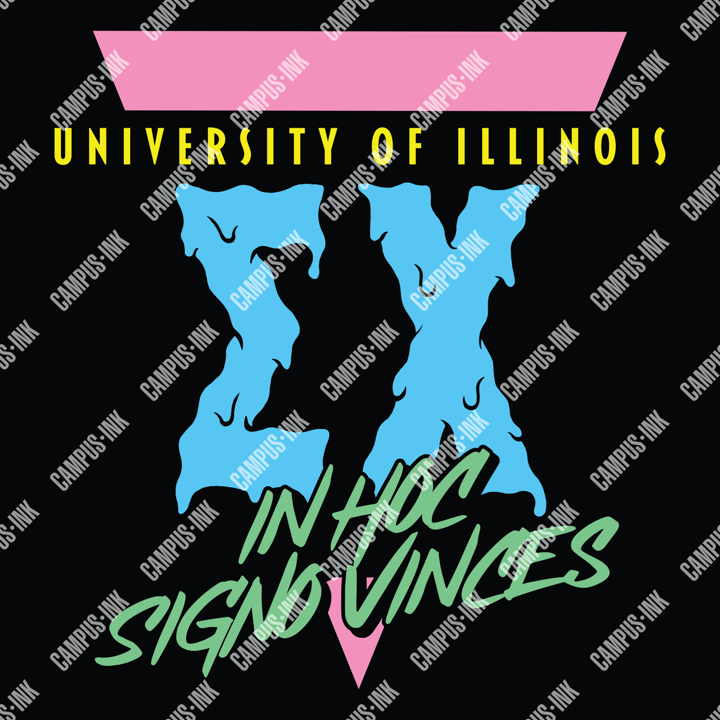 Sigma Chi Drippy Letters Design - Sigma Chi Fraternity