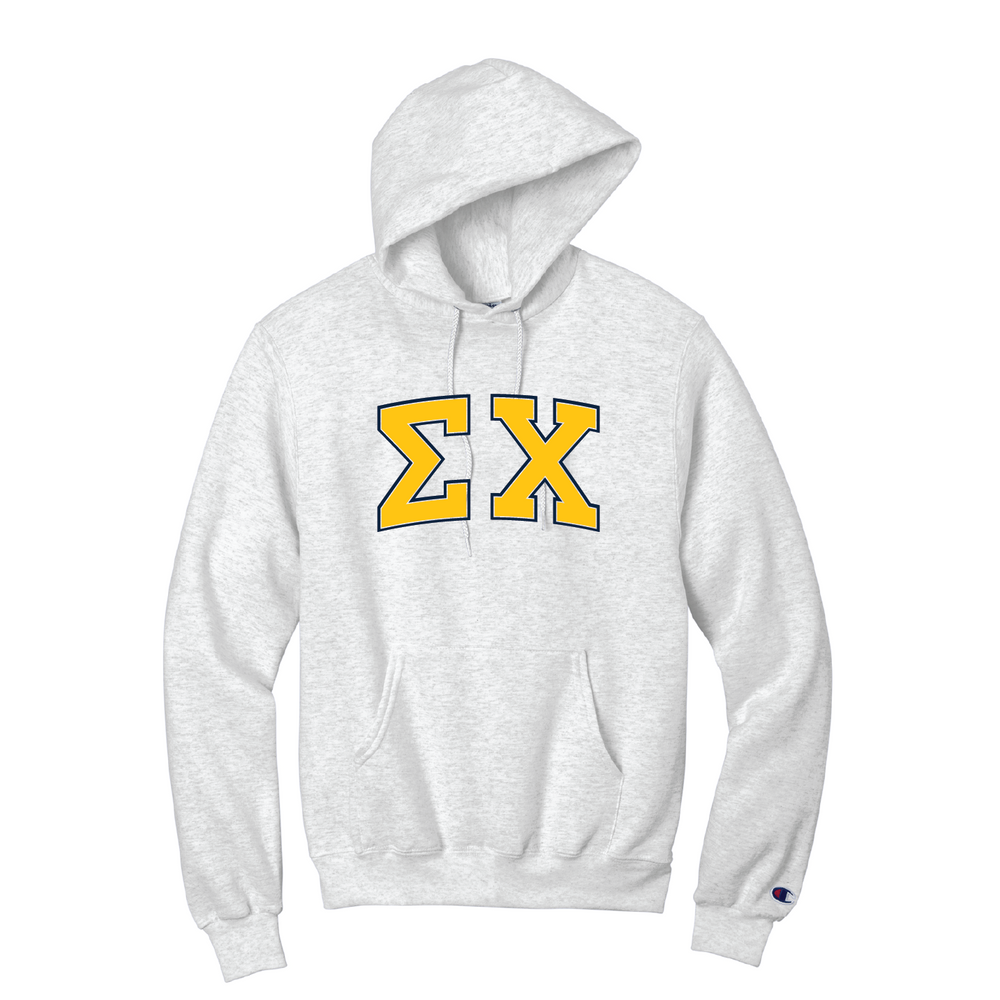 Sigma Chi Letters Hoodie (Grey)