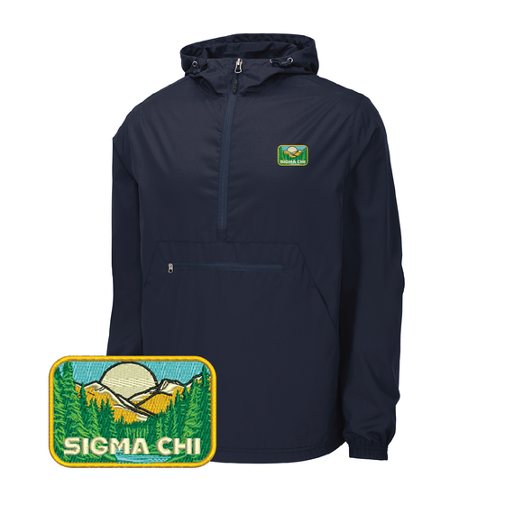 OUTDOORS COLLECTION: Sigma Chi Anorak Packable Jacket