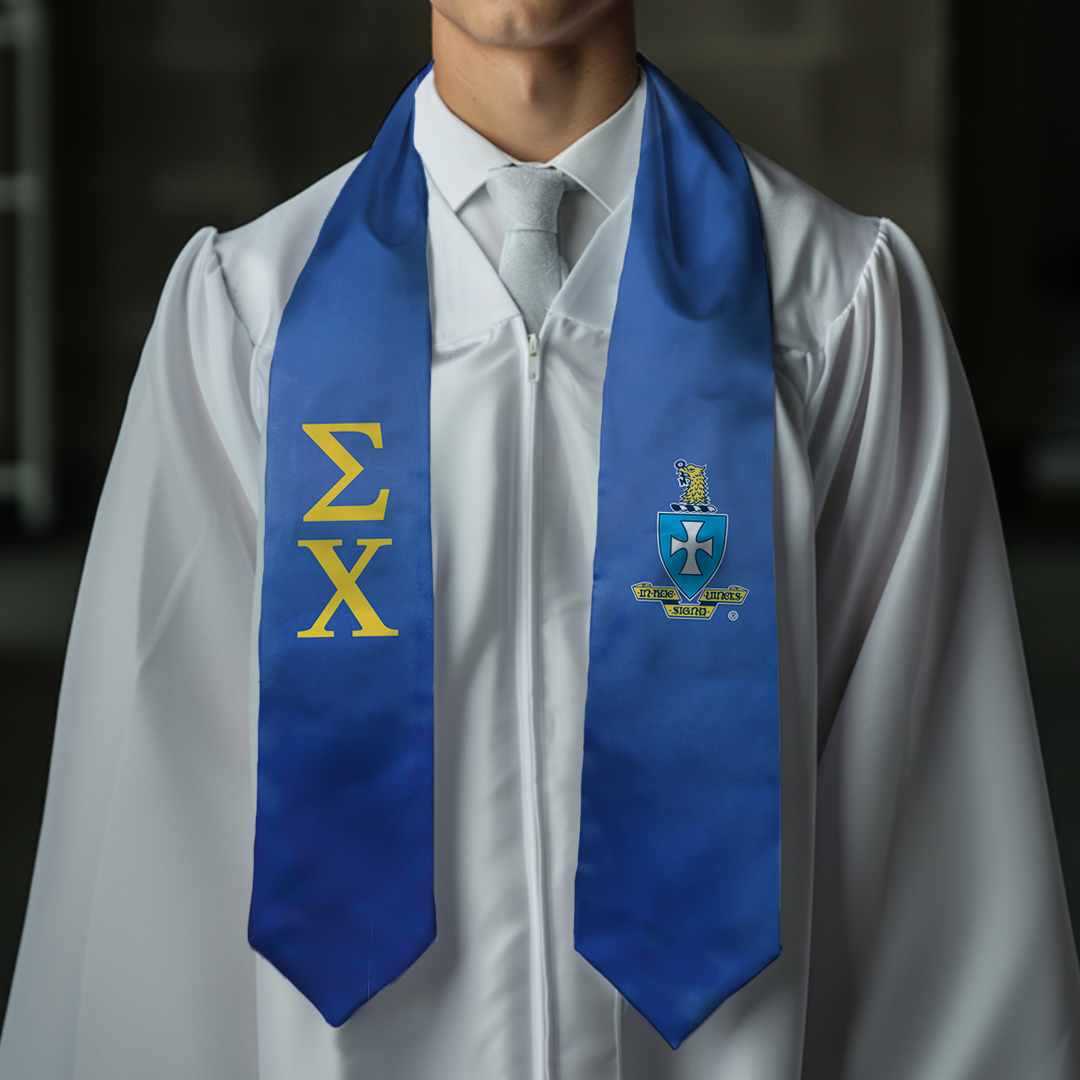 Sigma Chi 72" Embroidered Graduation Stole