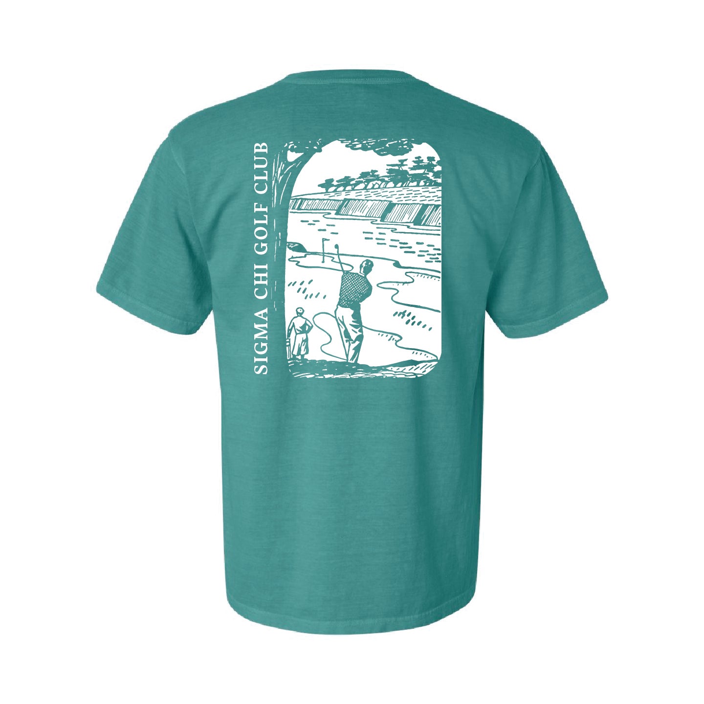 Sigma Chi Golf Club T-Shirt by Comfort Colors