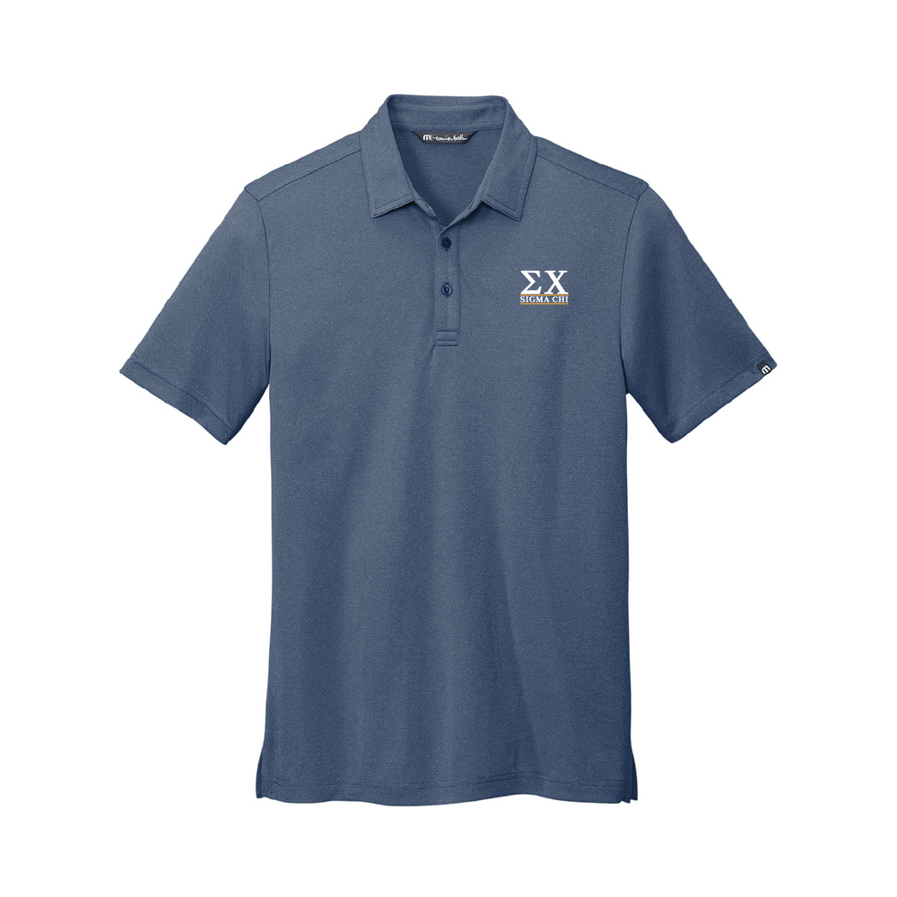 Sigma Chi Letters Polo by TravisMathew