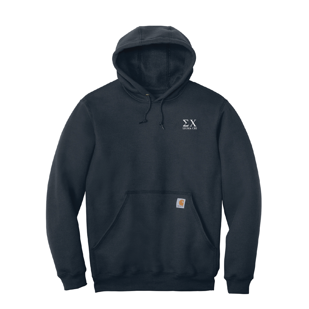 Sigma Chi Embroidered Carhartt Hoodie