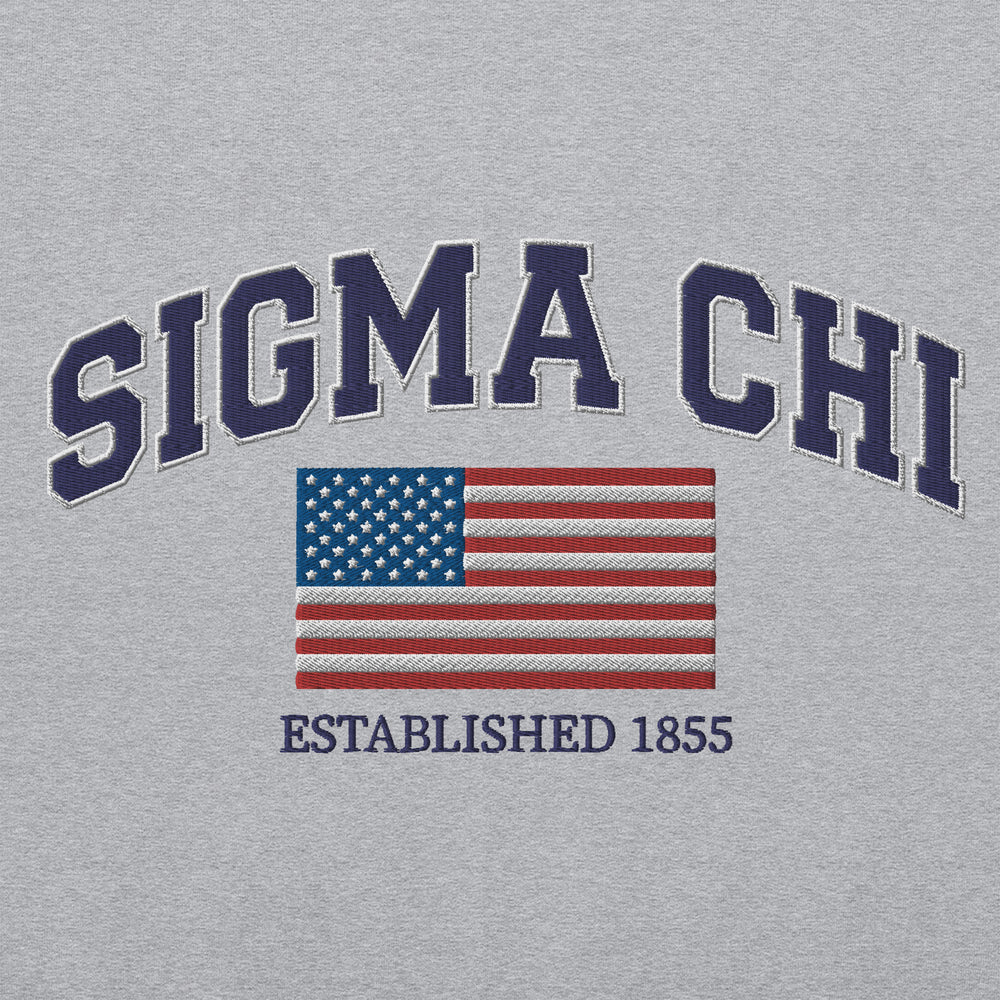 
                      
                        Sigma Chi Americana Embroidered Crewneck
                      
                    