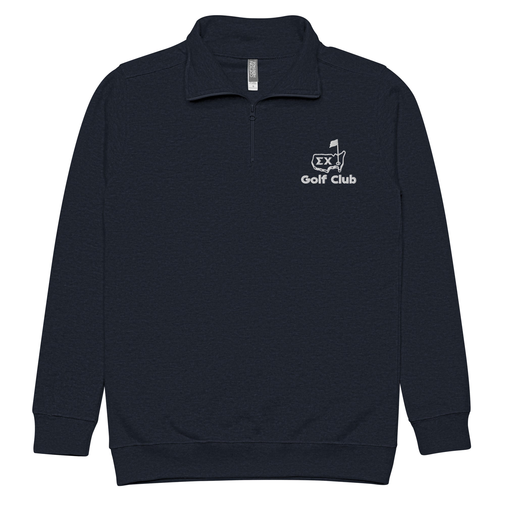 unisex-fleece-pullover-navy-