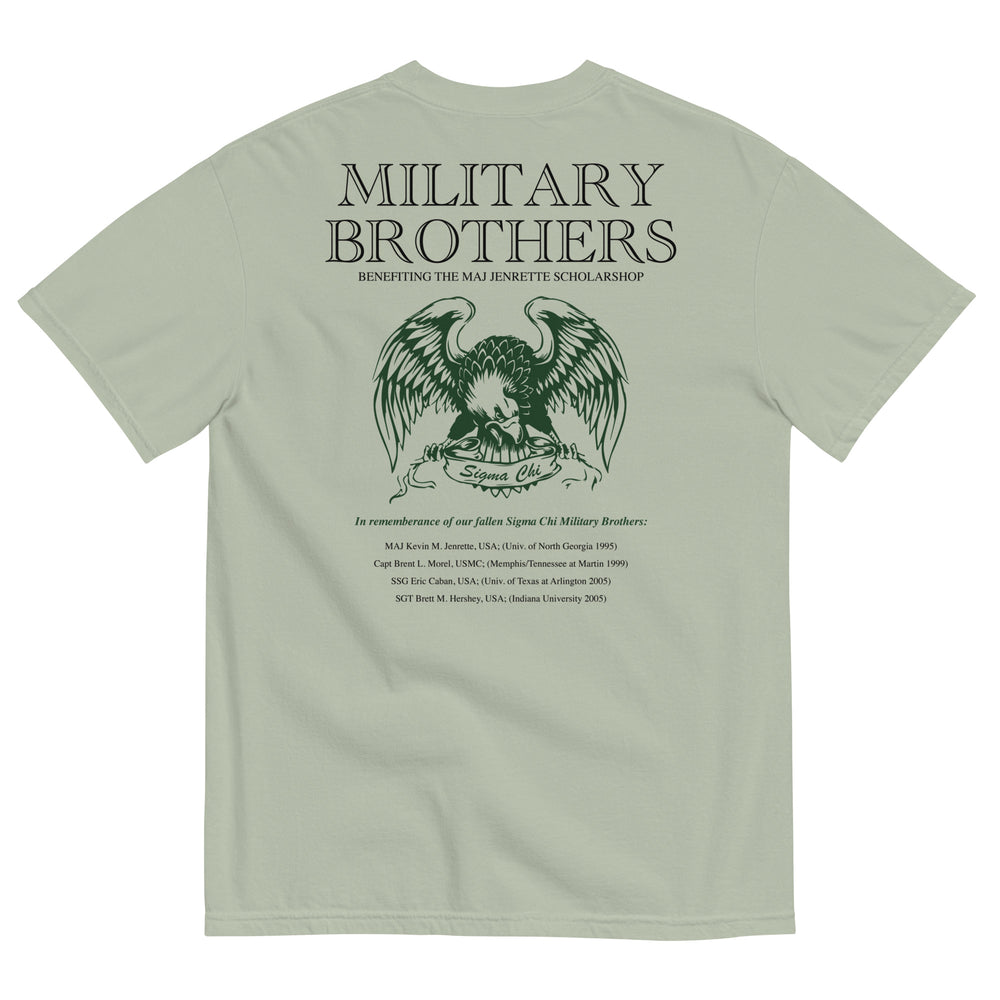 Sigma Chi Military Sigs T-Shirt by Comfort Colors (2023)