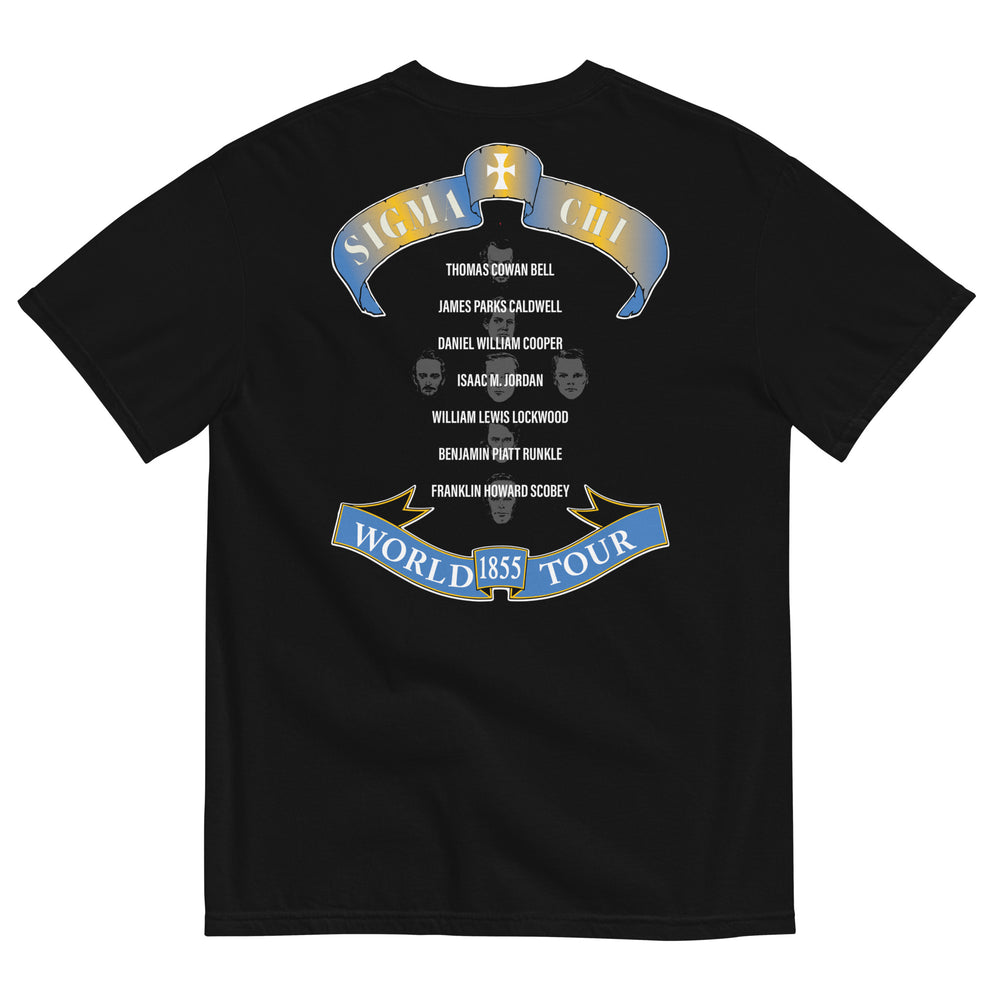 Sigma Chi Black Comfort Colors T-Shirt Festival 