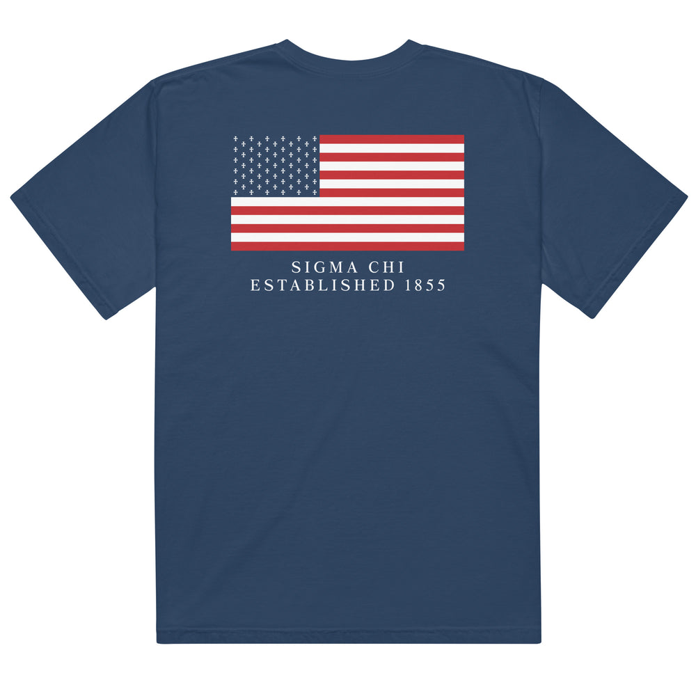 Sigma Chi 4th of July T-Shirt by Comfort Colors (2024)