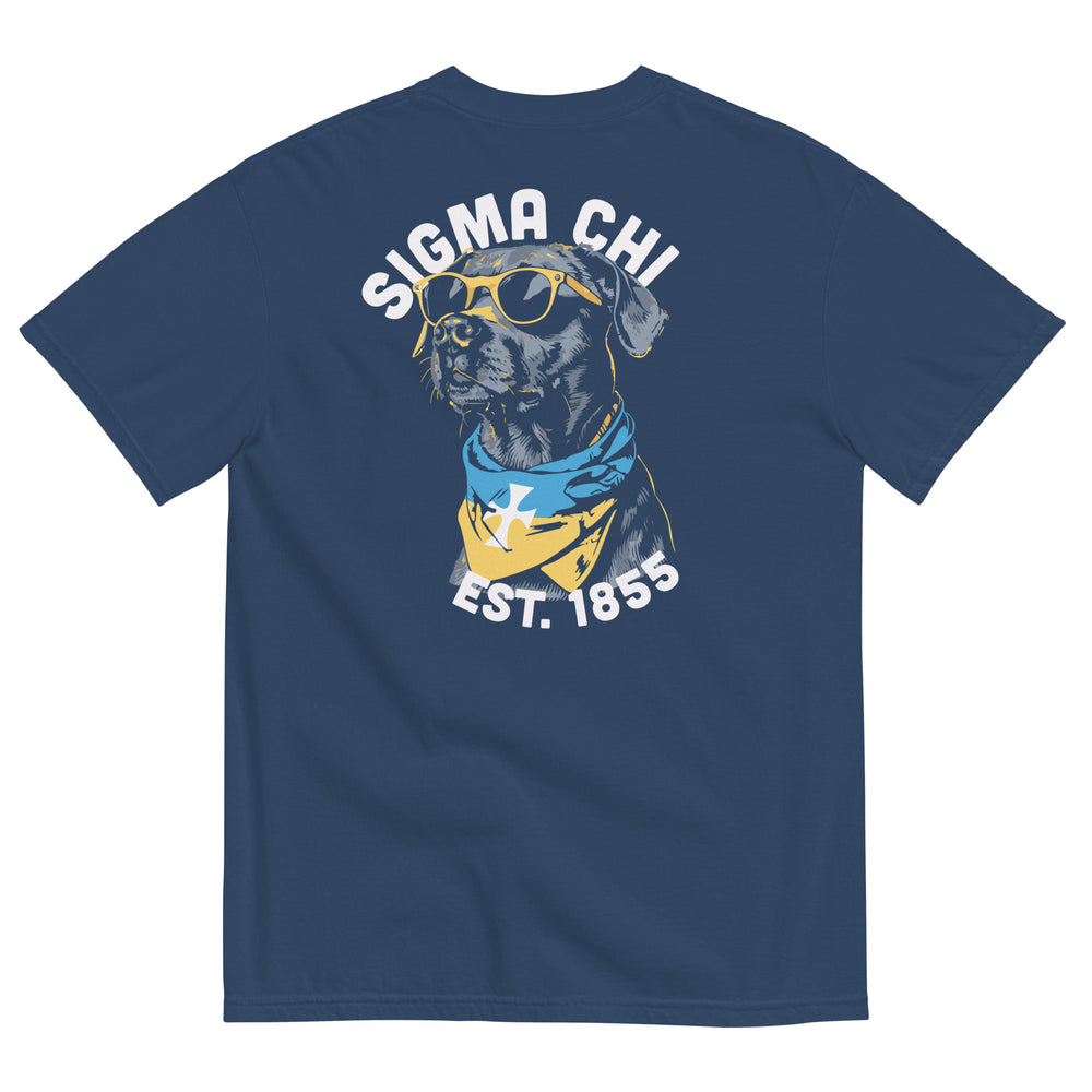 
                      
                        Drop 001: Sigma Chi Fraternity Dawg T-Shirt by Comfort Colors
                      
                    