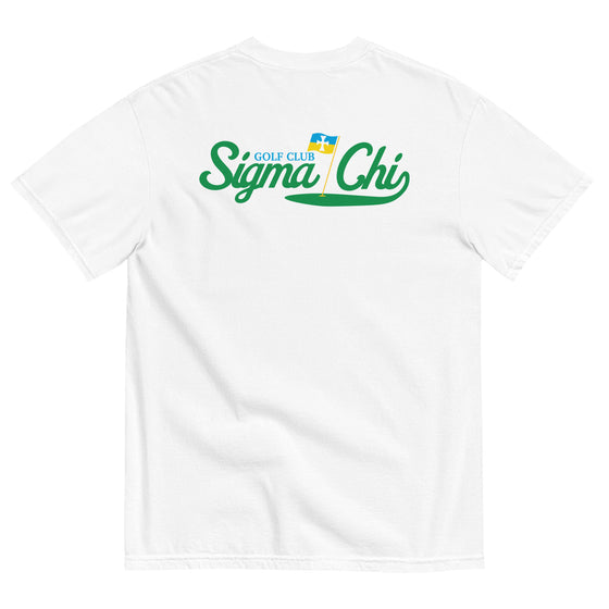 Sigma Chi Golf T-Shirt by Comfort Colors (2023)