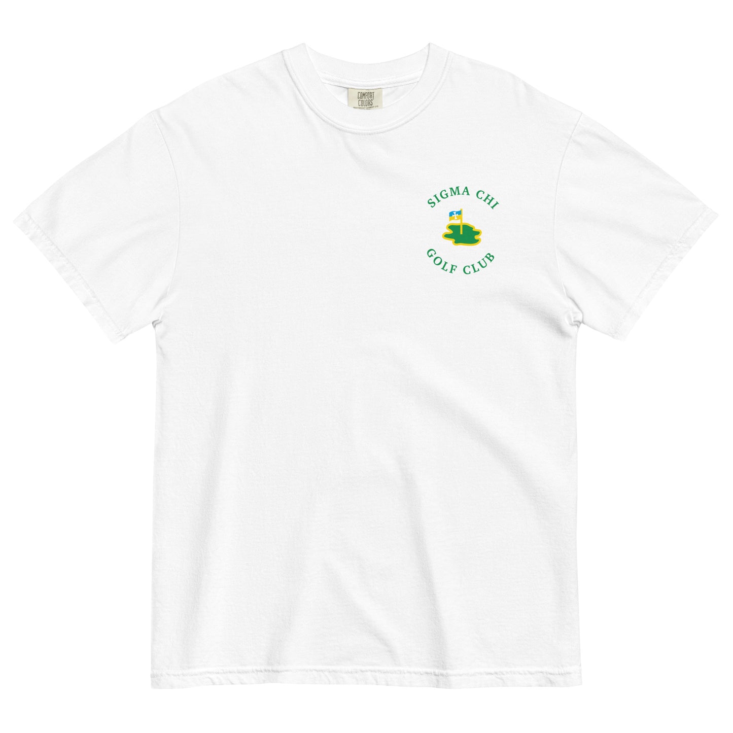 Sigma Chi Golf T-Shirt by Comfort Colors (2023)