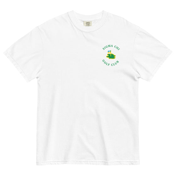 Sigma Chi Golf T-Shirt by Comfort Colors (2023)