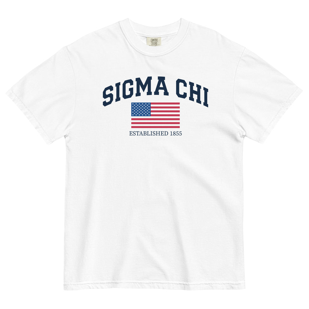 Sigma Chi Americana T-Shirt by Comfort Colors