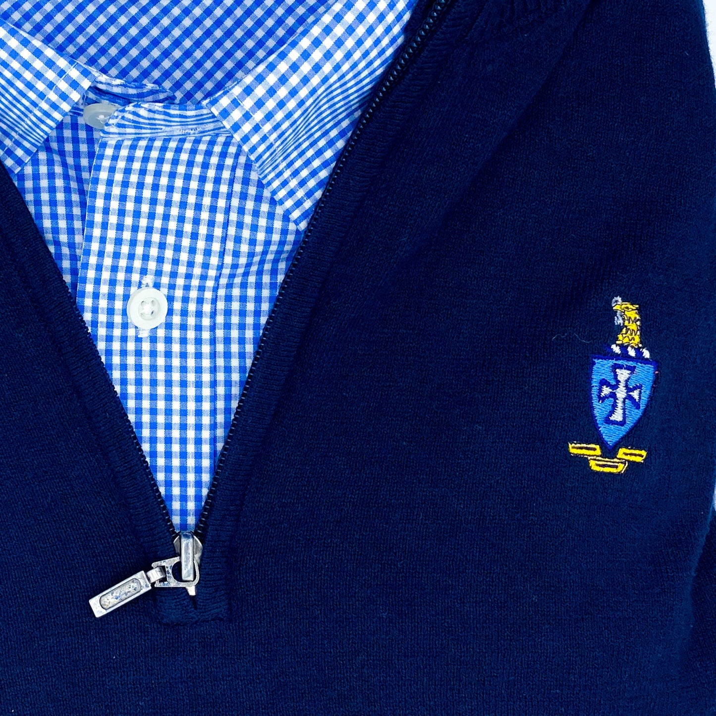 Sigma Chi Executive Crest 1/2-Zip Sweater