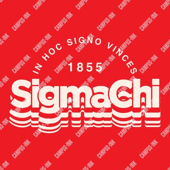 Sigma Chi Layered Text Design - Sigma Chi Fraternity