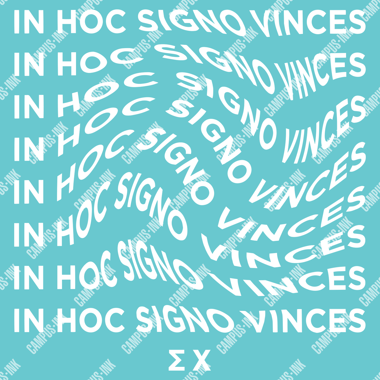 Sigma Chi In Hoc Wavy Design - Sigma Chi Fraternity