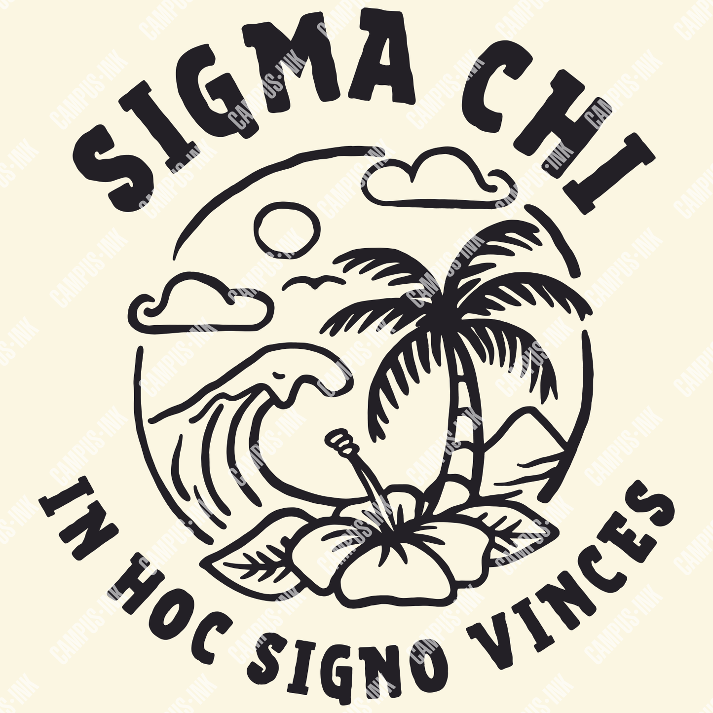 Sigma Chi Aloha Design - Sigma Chi Fraternity