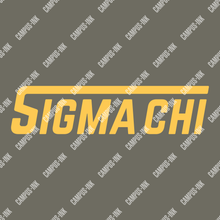  Sigma Chi Futuristic Word Design - Sigma Chi Fraternity
