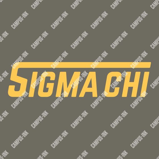 Sigma Chi Futuristic Word Design - Sigma Chi Fraternity