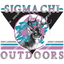  Sigma Chi Retro Deer Design - Sigma Chi Fraternity
