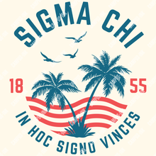  Sigma Chi Palms & Waves Design - Sigma Chi Fraternity