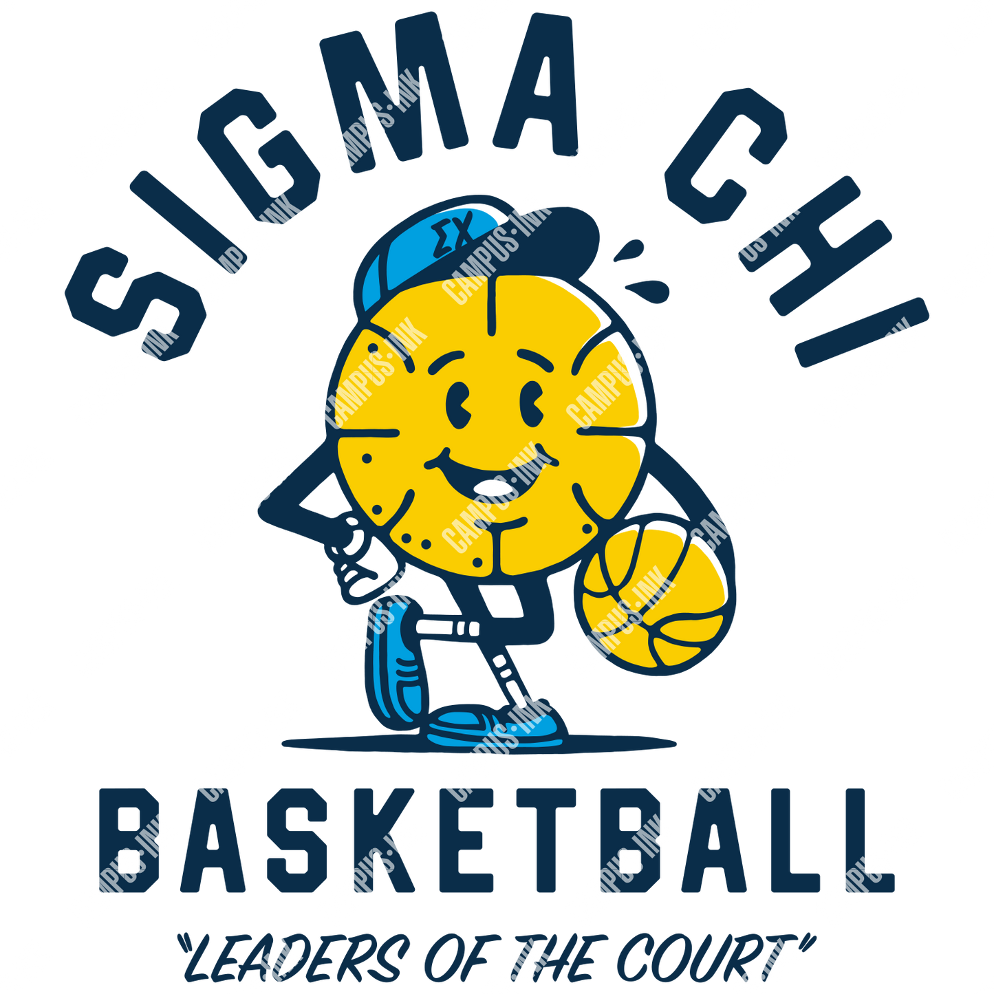 Sigma Chi Standing Basketball Design - Sigma Chi Fraternity