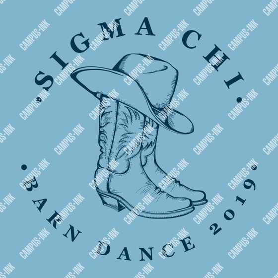 Sigma Chi Cowboy Boots Design - Sigma Chi Fraternity