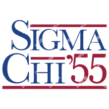  Sigma Chi '55 Rush Design - Sigma Chi Fraternity