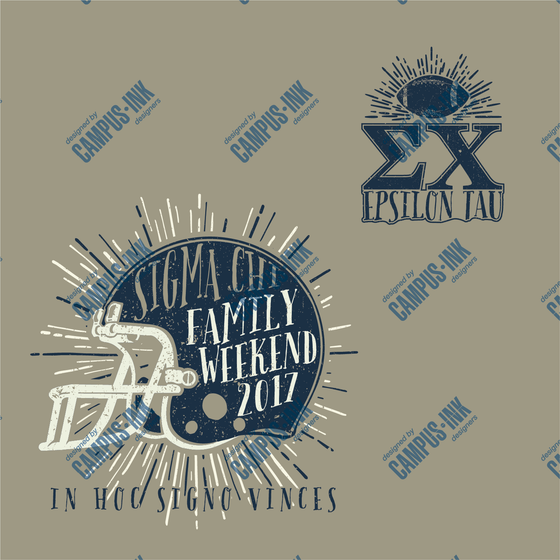 Sigma Chi Football Family Weekend Design - Sigma Chi Fraternity