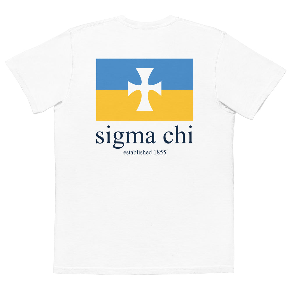 Sigma Chi Pocket Flag T-Shirt